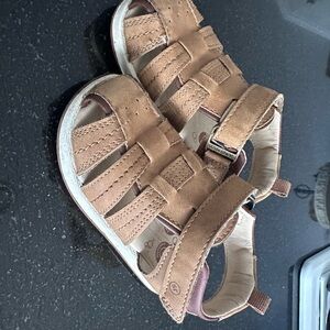 Stride Rite Brown Kids Sandals